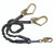 Falltech 8246Y3 Y-Leg 100% Tie-Off Swivel Snap Hook and 2 Rebar Hooks