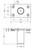 Miller DH-20ZP/ Flush Floor Mount Sleeve Zinc Plated