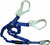 FallTech Double Leg 6' Lanyard with Rebar Hooks