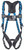 Miller AC-TB Blue Harness with Steel Hardware Tongue Buckle Leg strap