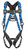 Miller ACA-TB Blue Harness with Back D-ring and Aluminum Hardware