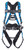 Miller ACA-QC-BDP Blue Harness with 3 D rings and Removable Belt