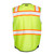 ML Kishigo 1515 Black Bottom Lime Safety Vest Style Class 2