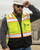 ML Kishigo 1515 Black Bottom Lime Safety Vest Style Class 2