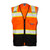 ML Kishigo 1516 Black Bottom Orange Safety Vest Style Class 2