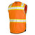 ML Kishigo 1516 Black Bottom Orange Safety Vest Style Class 2