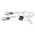 Miller 201RLS-2-Z7/6FTWH Positioning and Restraint Lanyard (6 ft)
