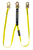 Guardian 01230 External Shock Lanyard Double Leg Steel Snap Hook 6'