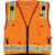 ML Kishigo S5001 Class 2 Orange Professional Surveyors Vest