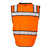 ML Kishigo S5005 Class 2 Orange Performance Surveyors Vest with Zipper