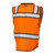 ML Kishigo S5005 Class 2 Orange Performance Surveyors Vest with Zipper