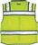 ML Kishigo S5004 Class 2 Lime Performance Surveyors Vest with Zipper