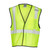 ML Kishigo 1193 Class 2 Lime Single Pocket Hook and Loop Mesh Vest