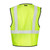 ML Kishigo 1193 Class 2 Lime Single Pocket Hook and Loop Mesh Vest