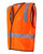 ML Kishigo 1194 Class 2 Orange Single Pocket Hook and Loop Mesh Vest