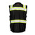 ML Kishigo B500 Black Enhanced Visibility Professional Utility Vest