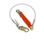 Guardian 01245 Coated Cable Single Leg Lanyard 6'