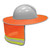 ML Kishigo 2874 Orange Full Brim Sun Shield