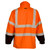 ML Kishigo RWJ103 Class 3 Orange Storm Cover Rainwear Jacket