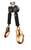 DBI SALA 3101277 Nano Lok 6' Web Twin Leg SRL with Aluminum Rebar Hooks