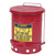 Justrite 09700 Oily Foot-Operated Waste Can 21 Gal