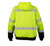 Kishigo JS142 Class 3 Lime Premium Black Series Heavyweight Pullover Hoodie