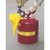 Justrite 11202Y Funnel for Type I Safety Steel Cans