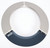 MSA V-Gard Full Brim Hard Hat Sun Shield Visor
