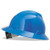 MSA 475368 V-Gard Blue Full Brim Hard Hat with Fas-Trac Suspension