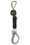 Falltech 72906SC3 Retractable with Steel Carabiner and Rebar Hook 6'