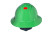 3M H-804V-UV Green Vented Full Brim Hard Hat with Uvicator and 4-Point Ratchet Suspension