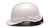Pyramex HP44110 Ridgeline White Cap Style Hard Hat with Ratchet