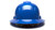 Pyramex HP54160 Blue Full Brim Style 4-Point Standard Ratchet