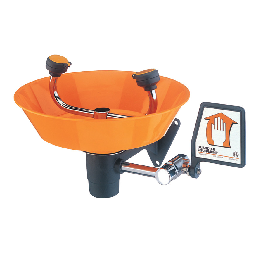 Guardian G1814P Wall Mounted Eyewash Station (Plastic Bowl Type) Industrial Safety Products