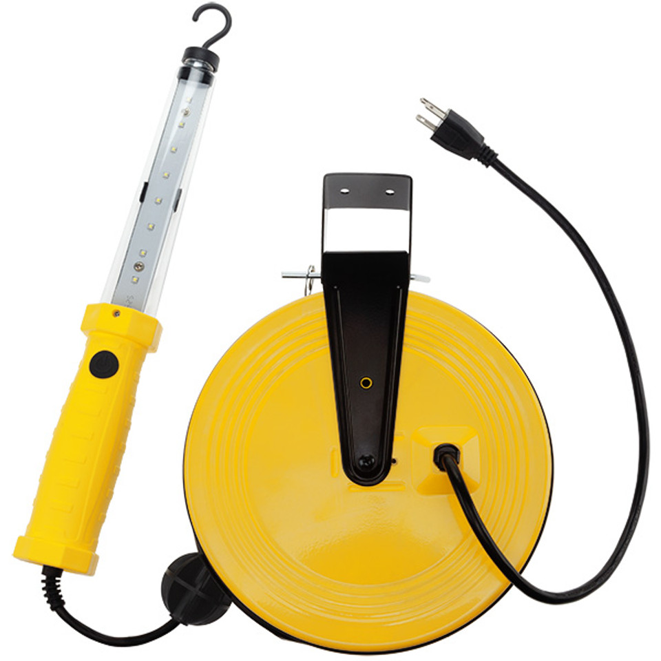 Bayco SL-866 Work Light with Magnetic Hook on Retractable Reel ...