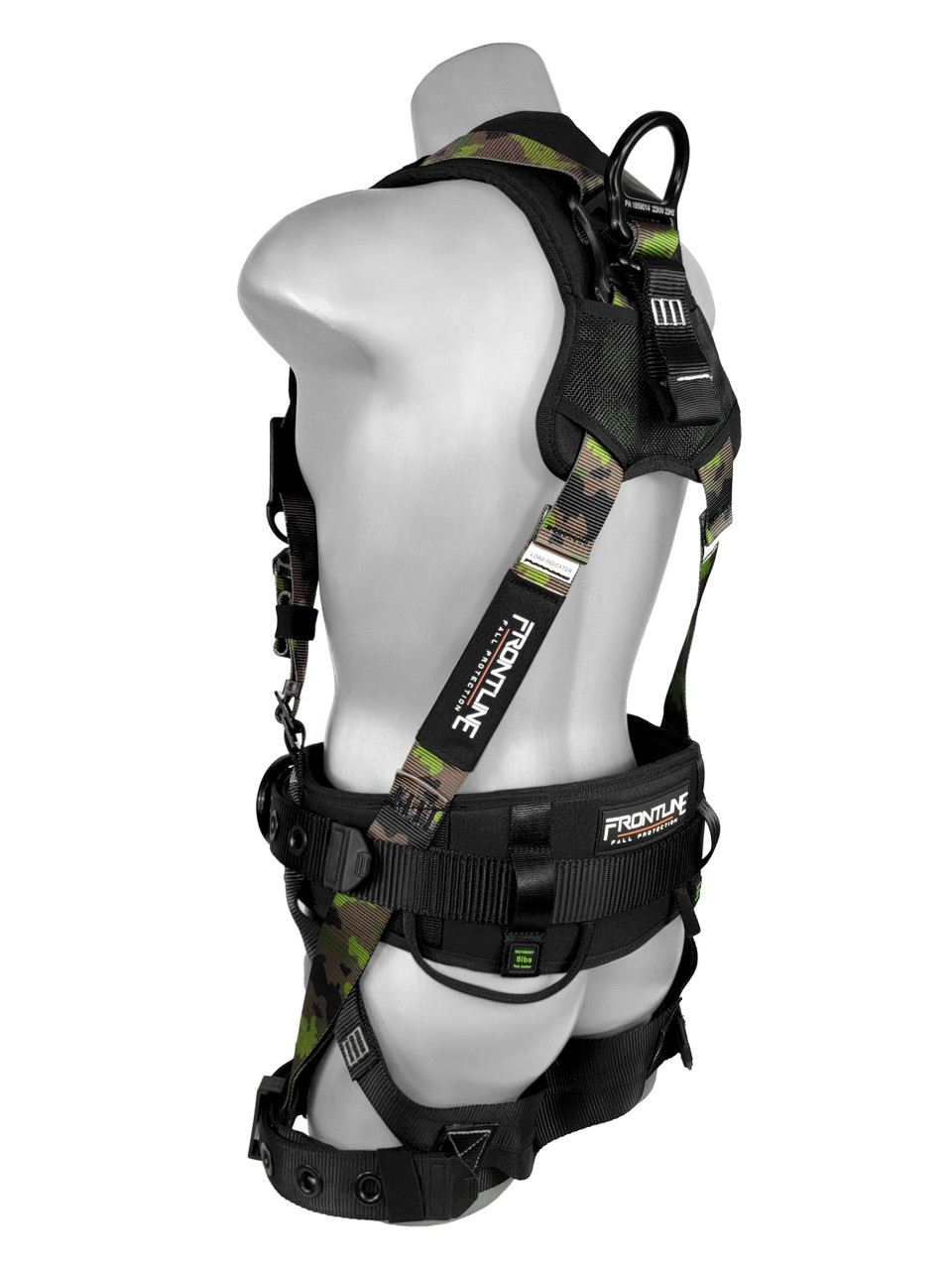 Frontline 110CTBCF Camouflage Full Body Harness with Aluminum Hardware