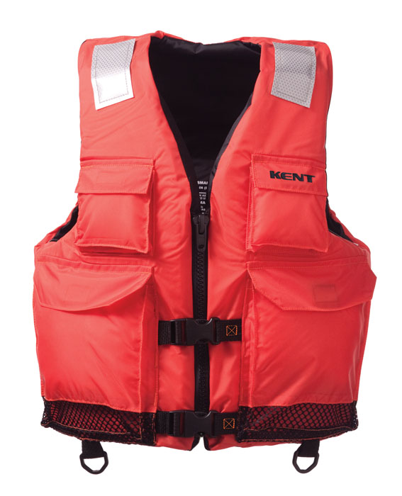 Kent 150200-200 Elite Dual-Sized Commercial Orange Life Vest
