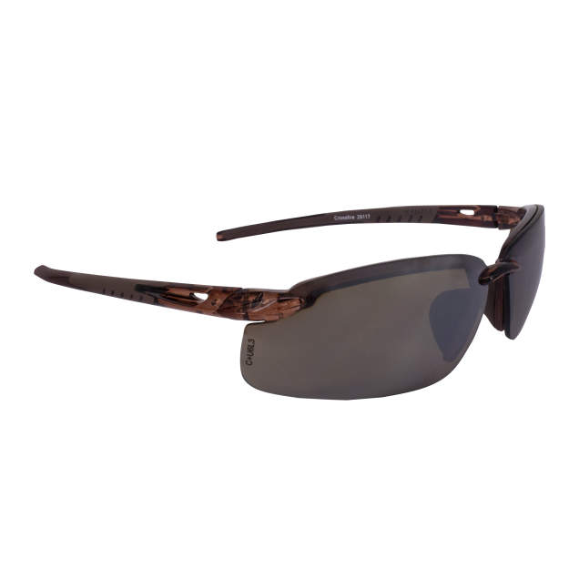 Crossfire 29117 Crystal Brown Frame with HD Brown Mirror Lens