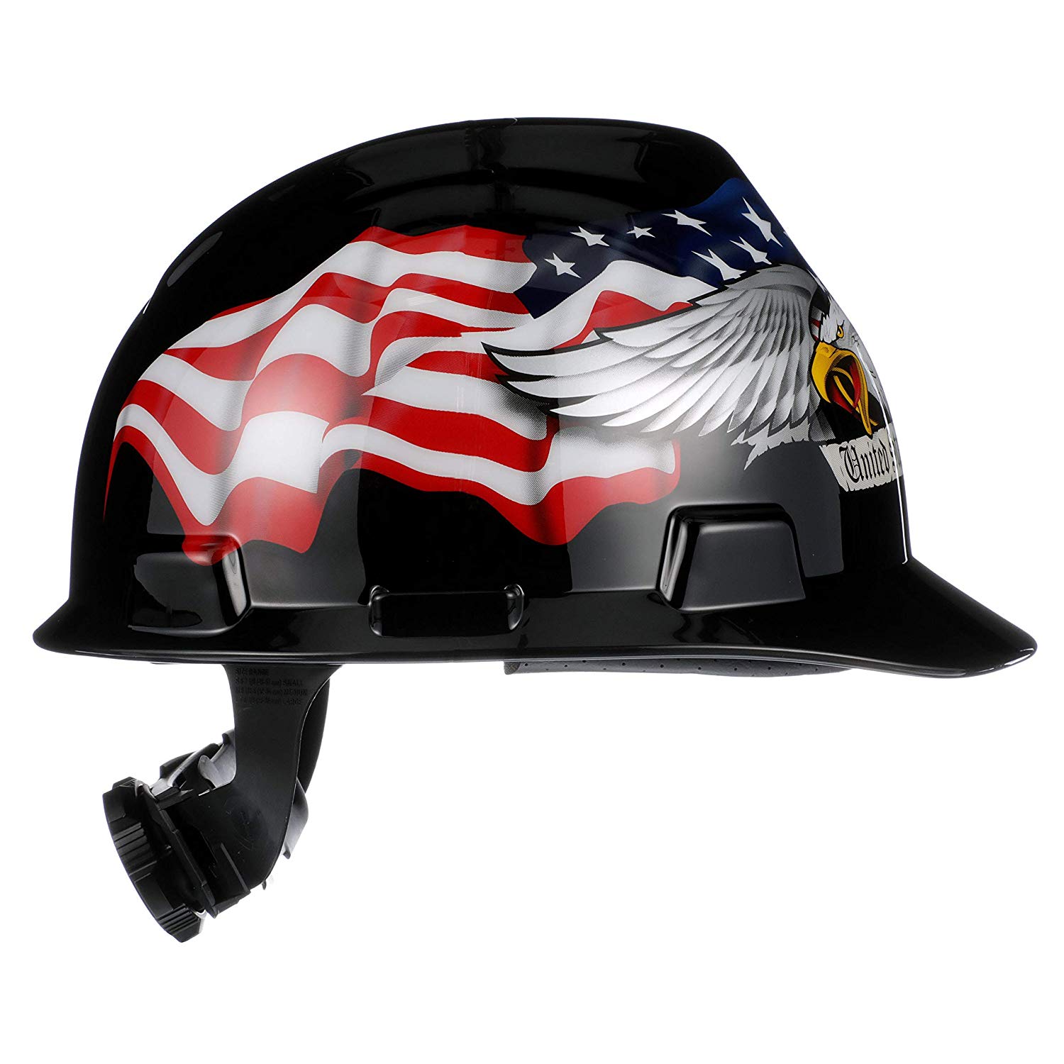 MSA 10079479 V-Gard American Eagle Hard Hat - Industrial Safety