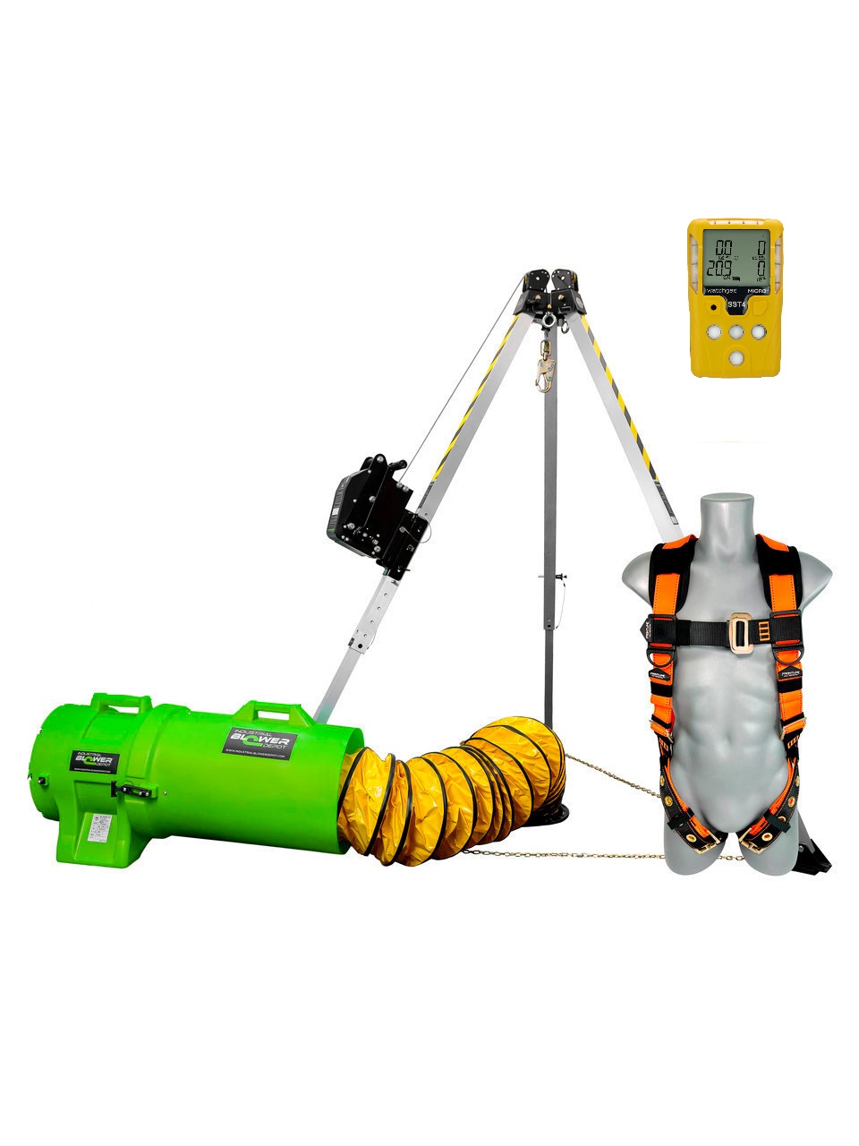 Frontline Confined Space Kit Rescue System All in One Complete