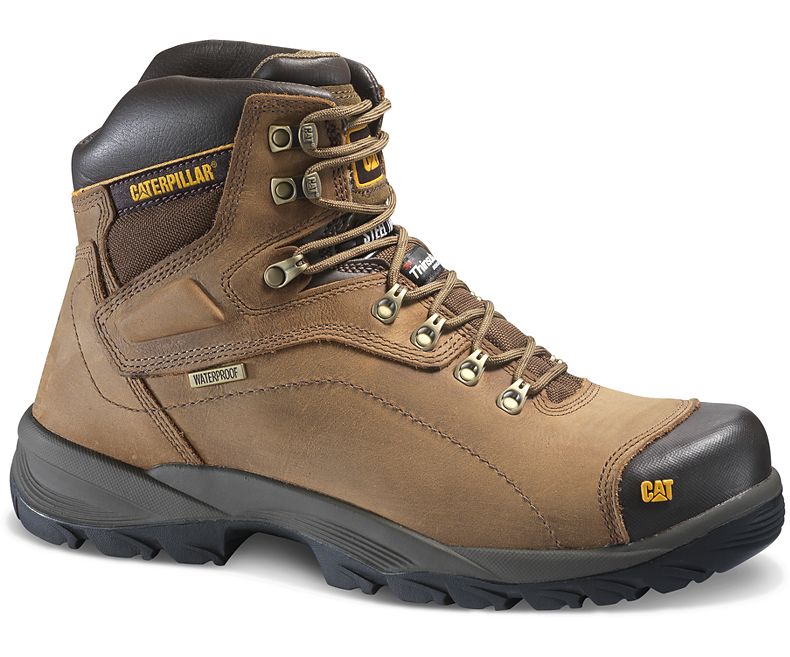 Caterpillar P89940 Men's Diagnostic Hi Waterproof Steel Toe Work 