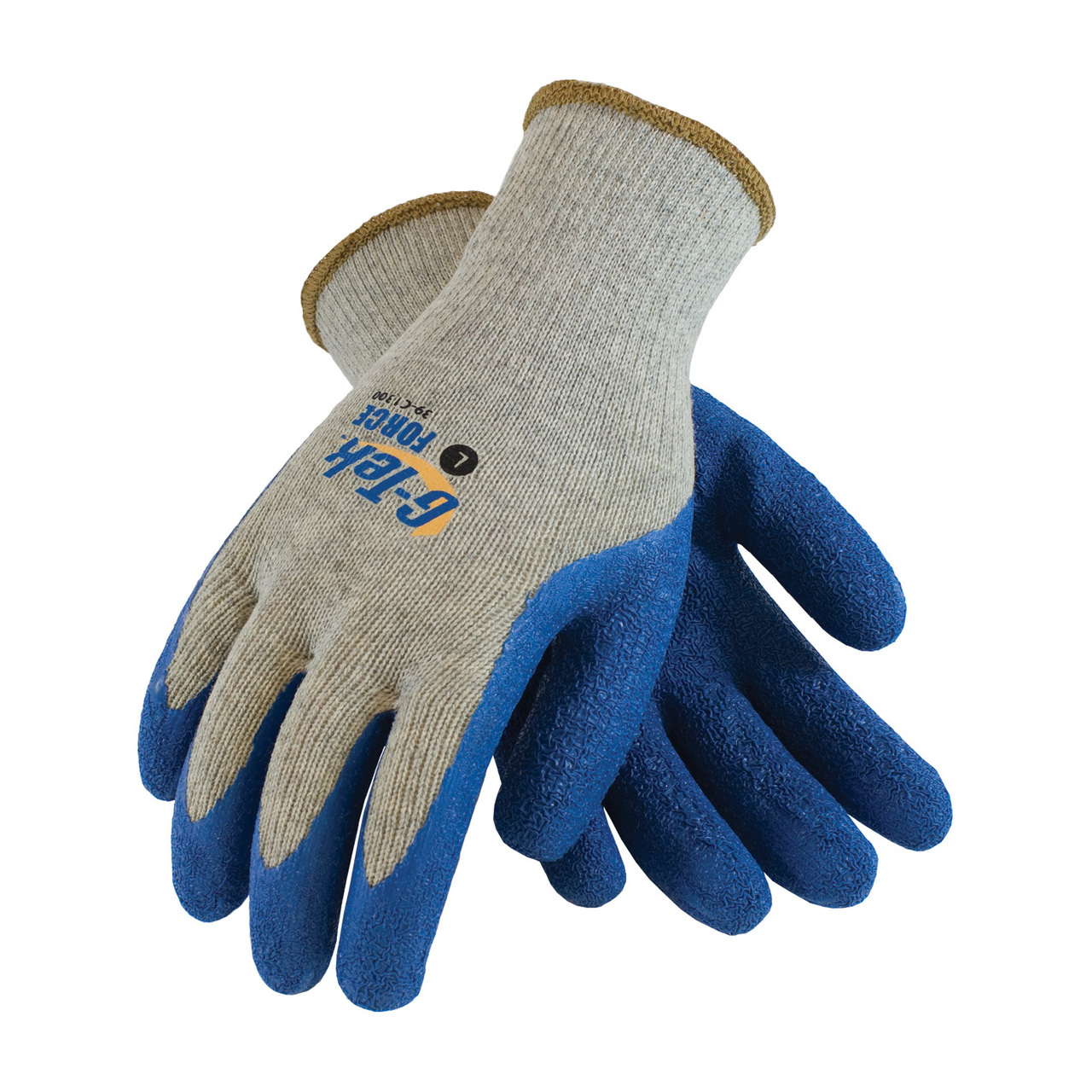 PIP 39-C1300 Seamless Cotton Gloves with Latex Coated Grip