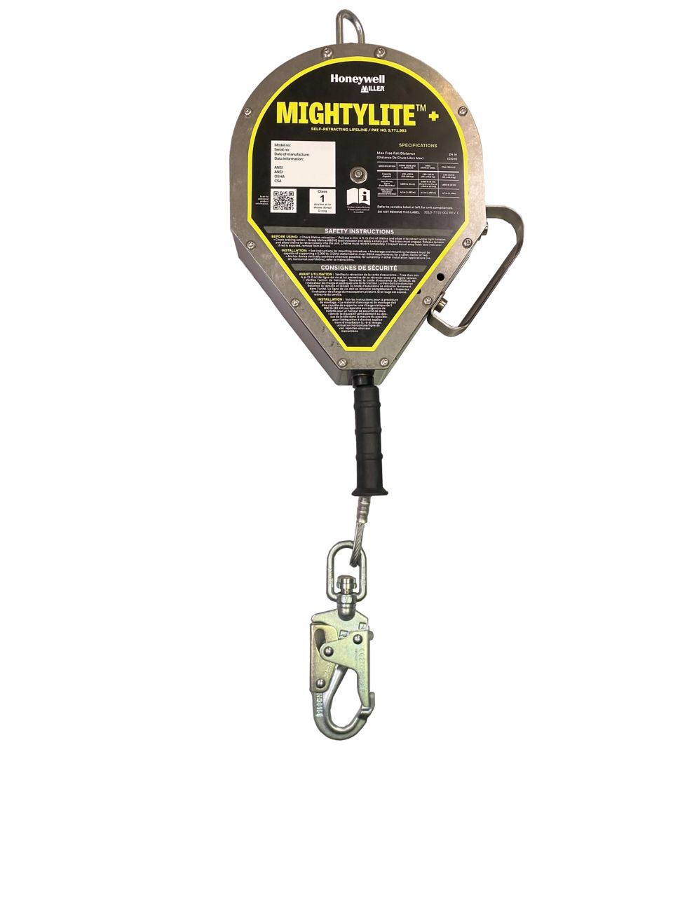 Miller MML-OGC1-02/20FT MightyLite+ Self-Retracting Lifeline with