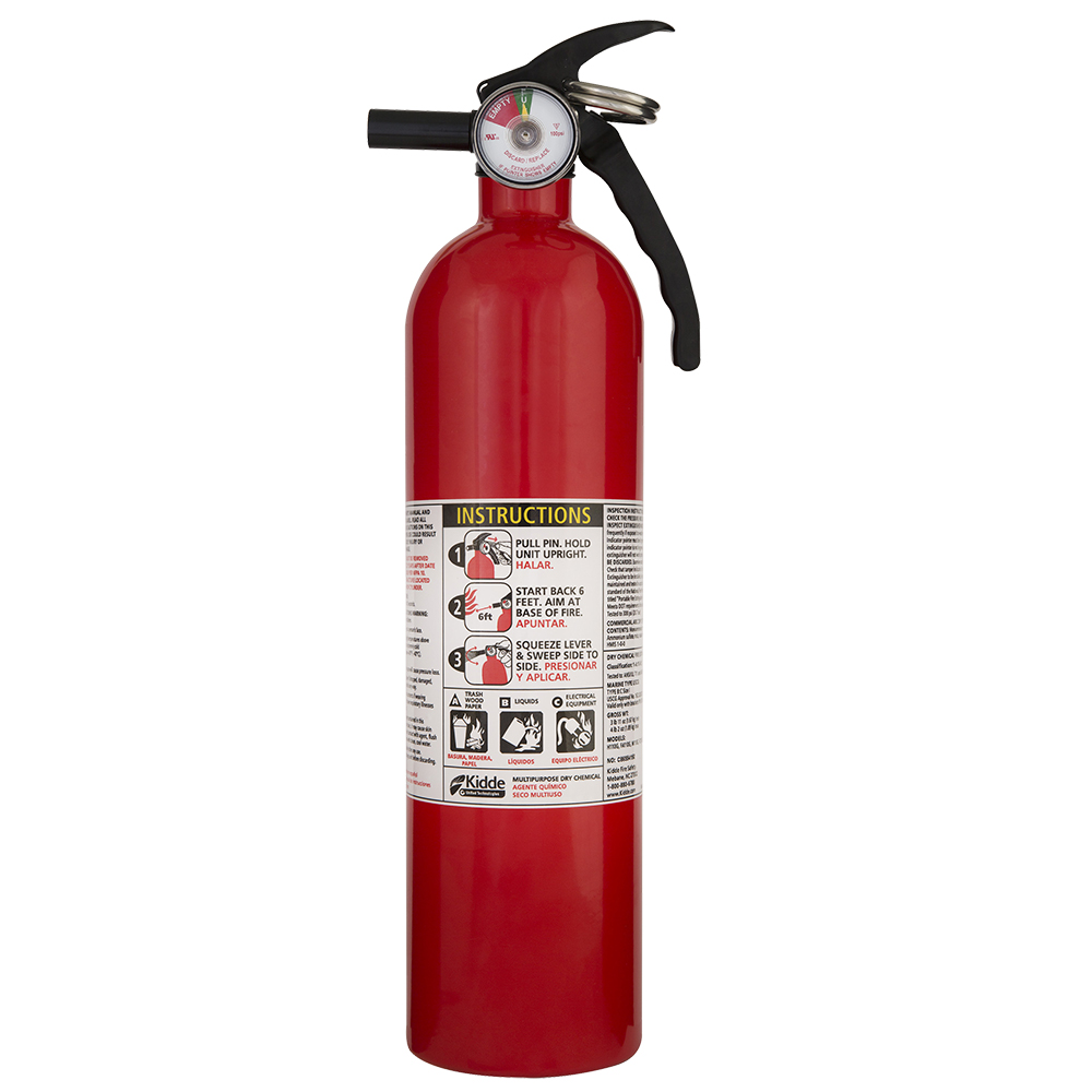 Kidde 466142MTL Multipurpose Home Fire Extinguisher (2.5lb