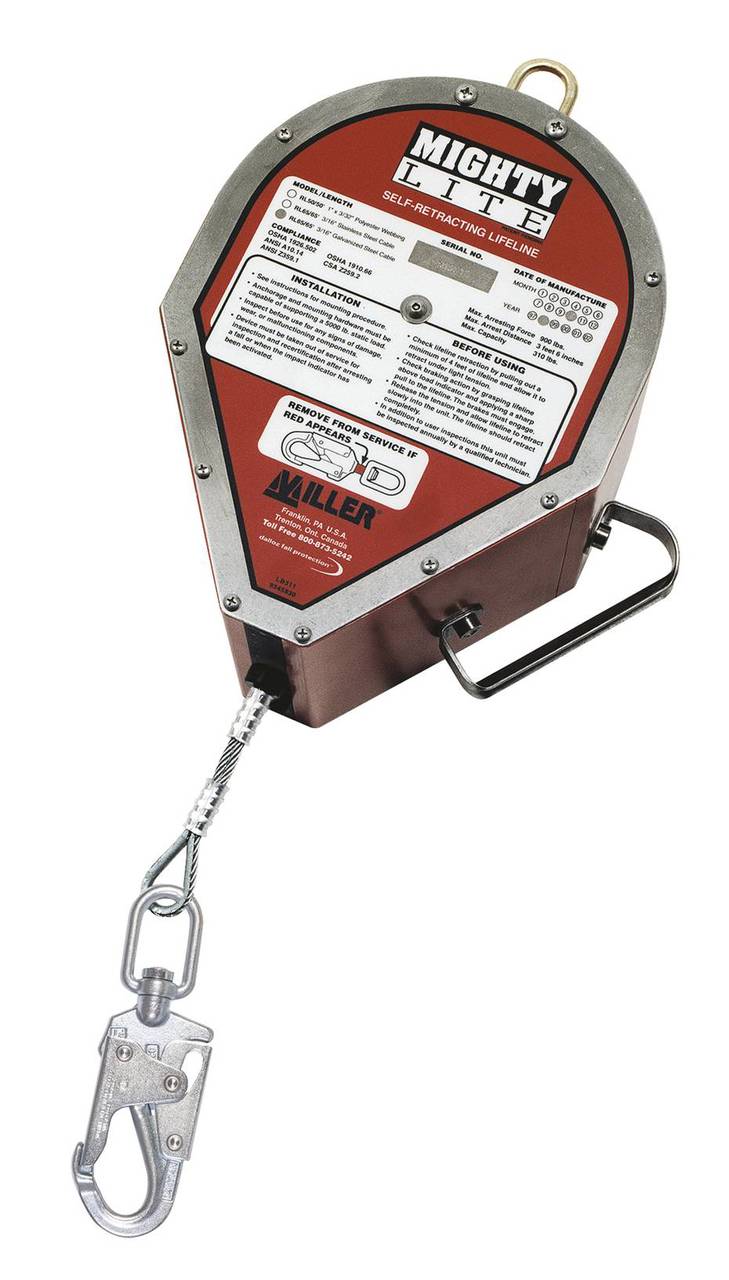 Miller RLS 30G-Z7/30FT MightyLite SRL Galvanized Cable 30