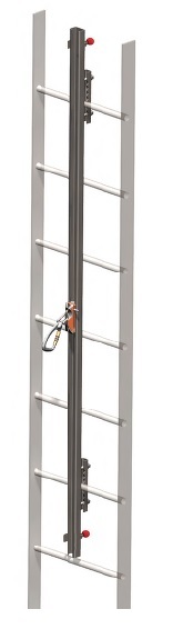 Miller Galvanized GlideLoc Vertical Height Access Ladder System