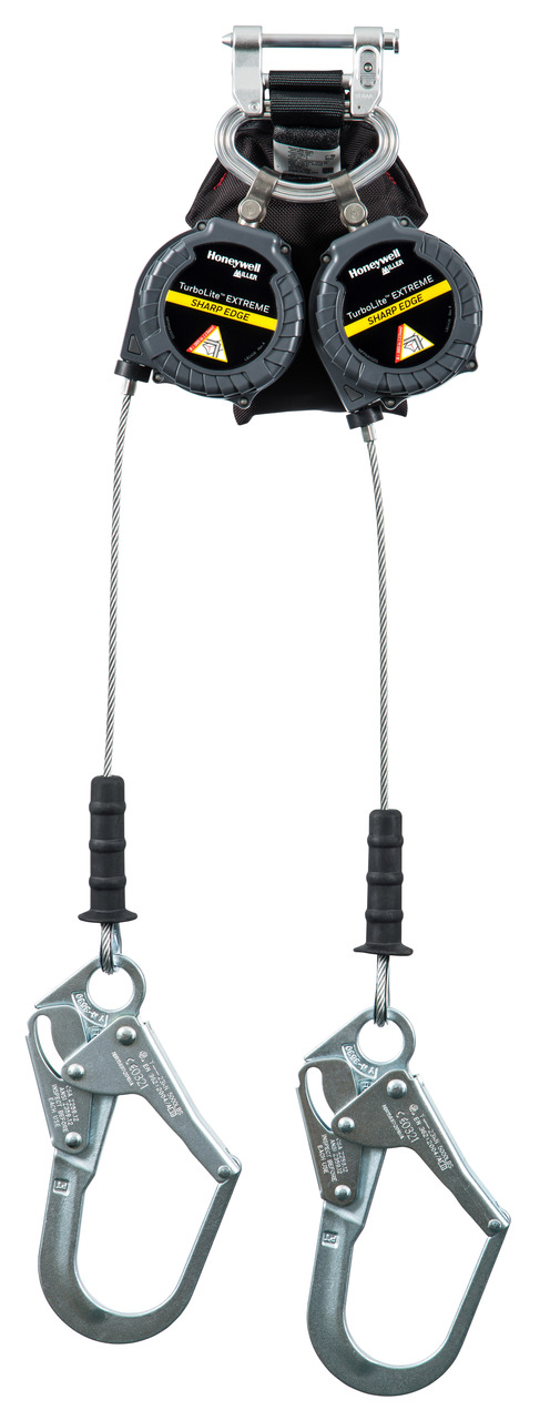 Miller MFLEC2-4/9FT Twin Leg Cable Retractable with Rebar Hooks 9