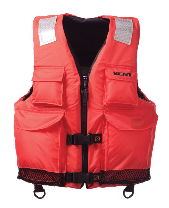 Kent 150200-200 Elite Dual-Sized Commercial Orange Life Vest