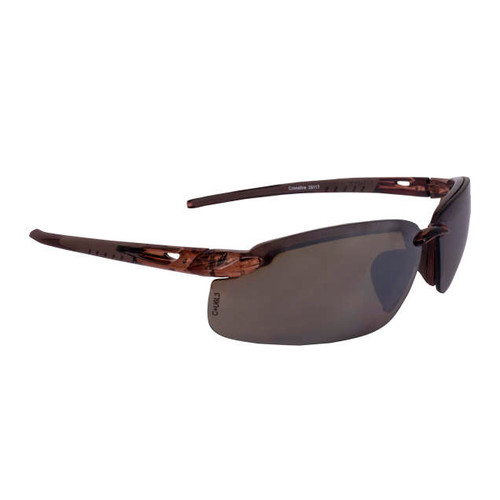 Crossfire 29117 Crystal Brown Frame with HD Brown Mirror Lens