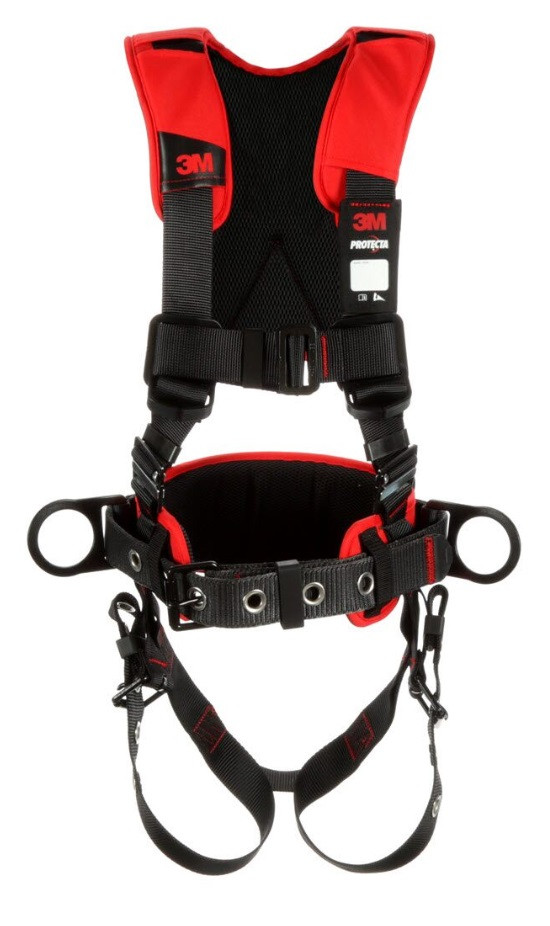 3M Protecta Black Comfort Construction Style Positioning Harness